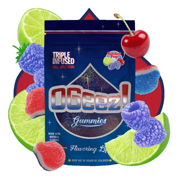 Ogeez! - Ogeez! | Triple Infused Rocket Pop Gummies | 100mg | 10ct | 10mg/ea - 1