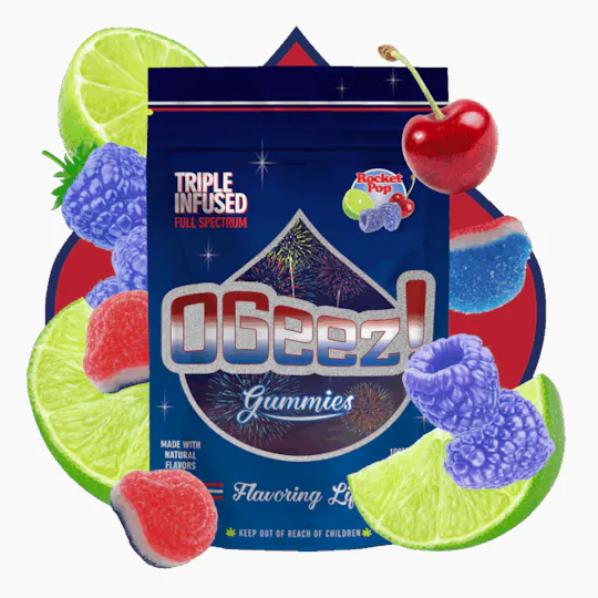 Ogeez! - Ogeez! | Triple Infused Rocket Pop Gummies | 100mg | 10ct | 10mg/ea - 1
