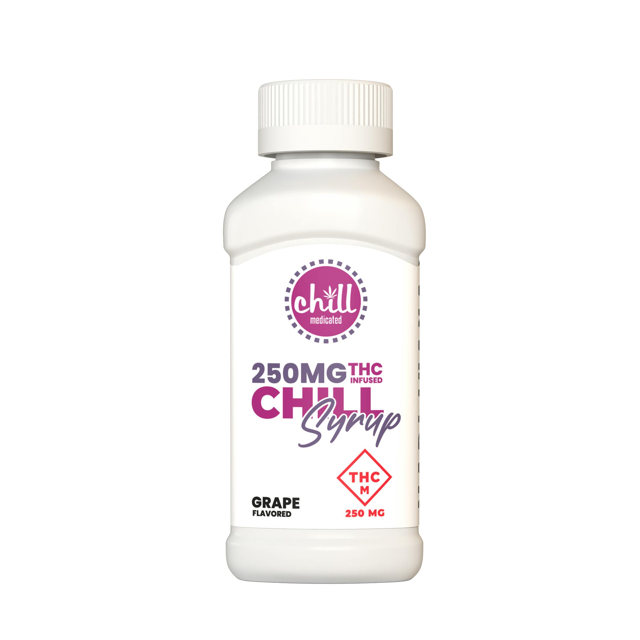 Chill Medicated - Grape | 250mg THC Syrup | Chill Medicated - 1