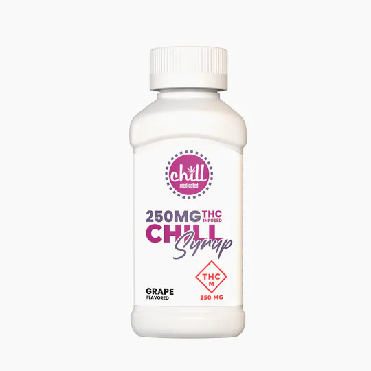 Chill Medicated - Grape | 250mg THC Syrup | Chill Medicated - 1