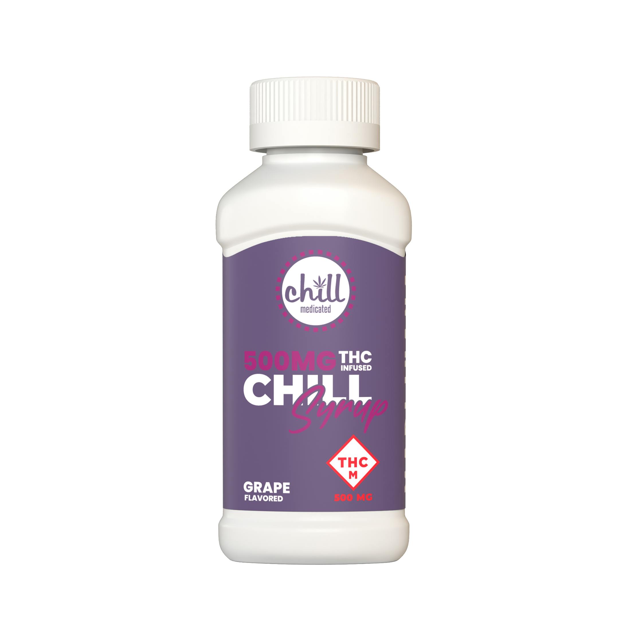 Chill Medicated - Grape | 500mg THC Syrup | Chill Medicated - 1
