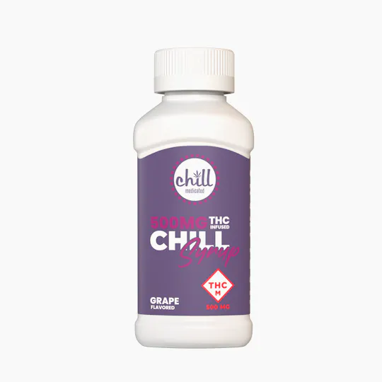 Chill Medicated - Grape | 500mg THC Syrup | Chill Medicated - 1