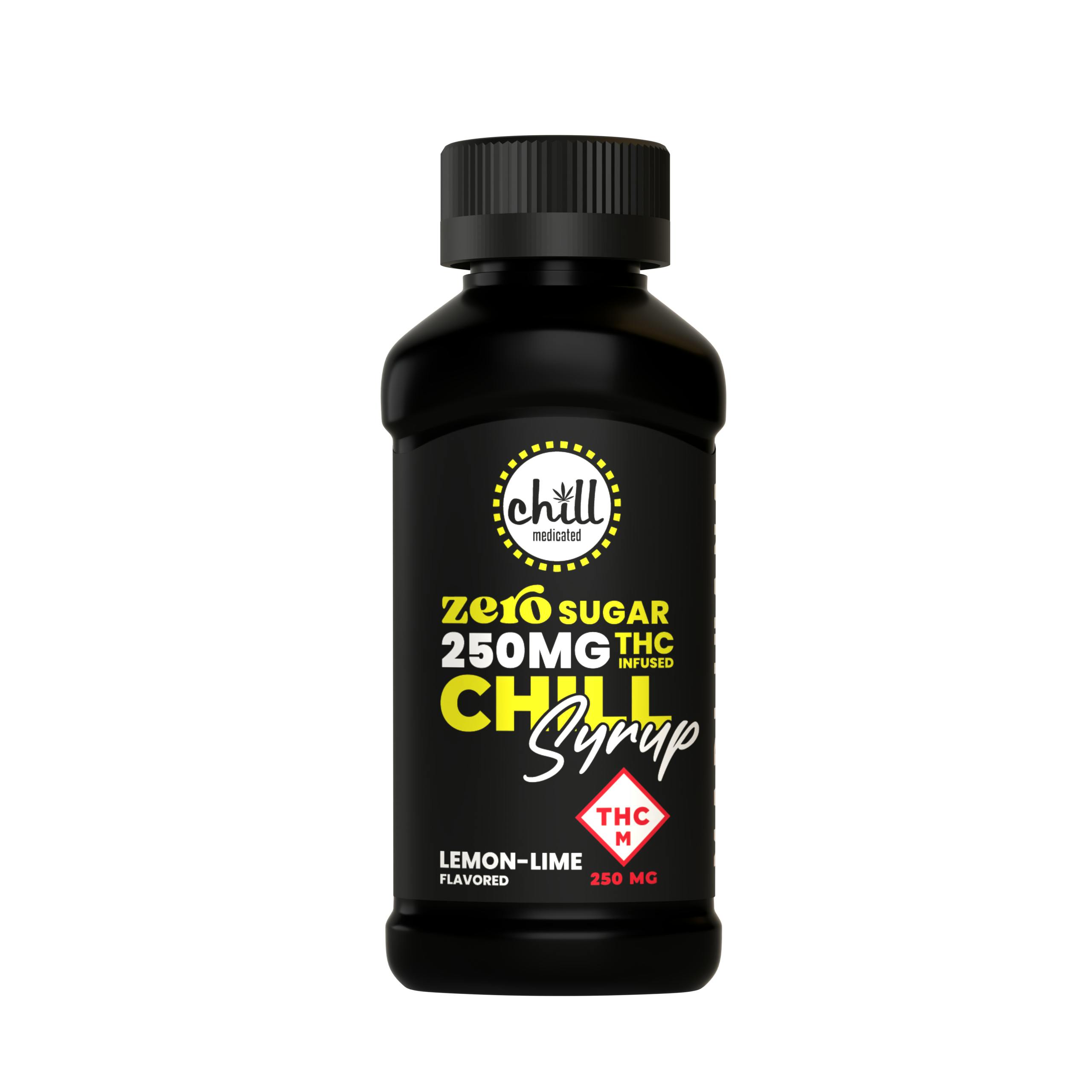 Chill Medicated - Lemon - Lime | ZERO Sugar 250mg THC Syrup | Chill Medicated - 1