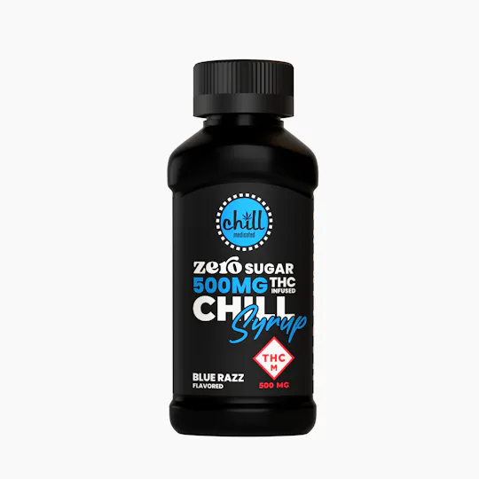 Chill Medicated - Blue Razz | ZERO Sugar 500mg THC Syrup | Chill Medicated - 1