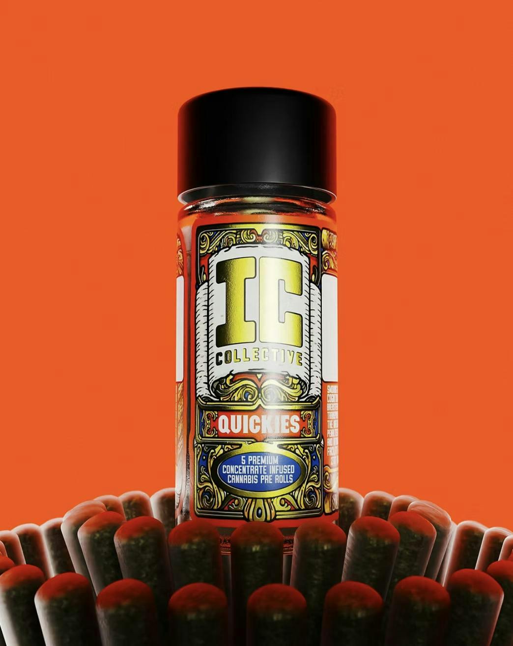 IC Collective - ICC | Runaway Diesel | Infused Pre Roll | Quickies | .5G | 5pk - 1