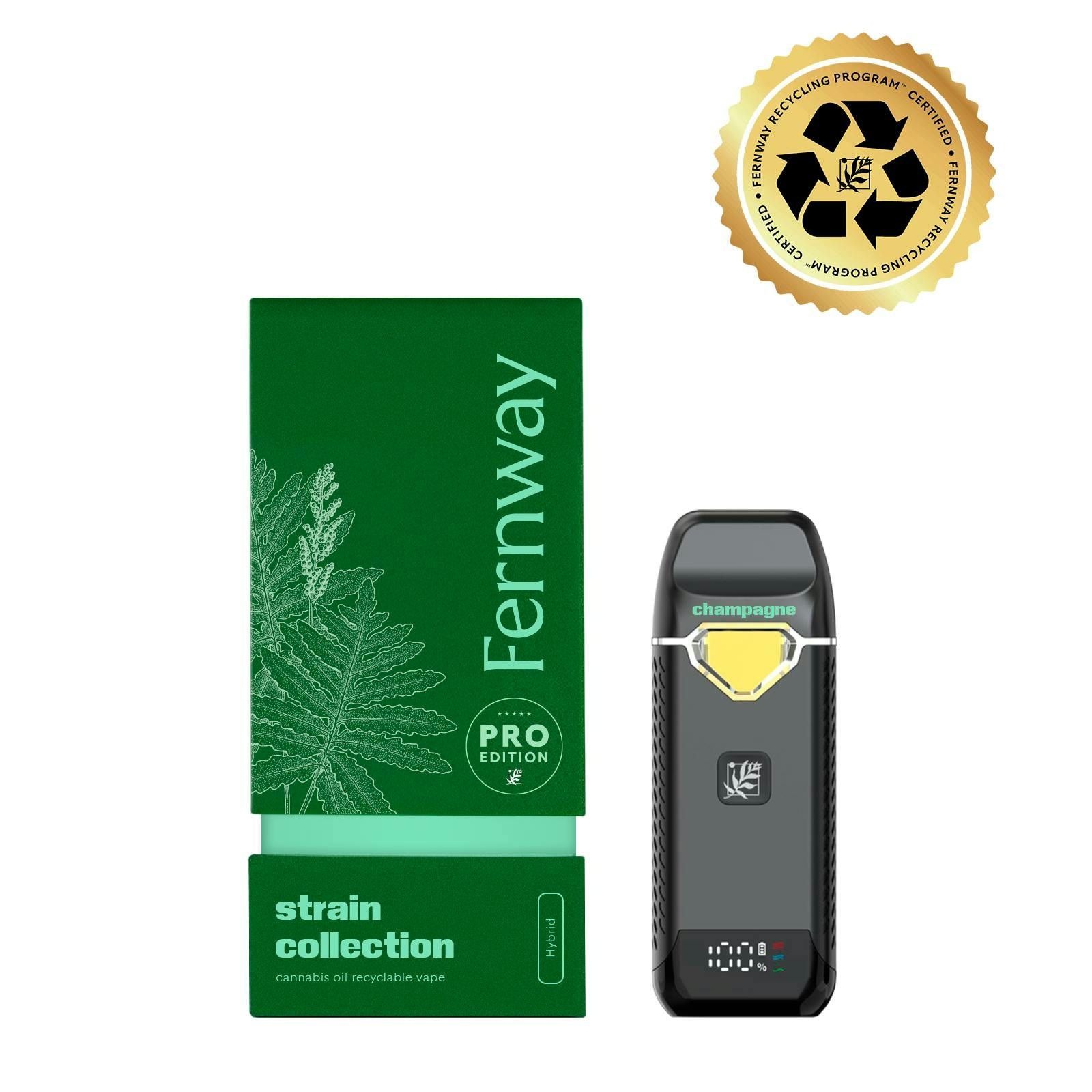 Fernway - Champagne Kush | Strain Collection | All-In-One Traveler PRO | 2.0g - 1