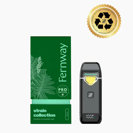 Fernway - Champagne Kush | Strain Collection | All-In-One Traveler PRO | 2.0g - 1