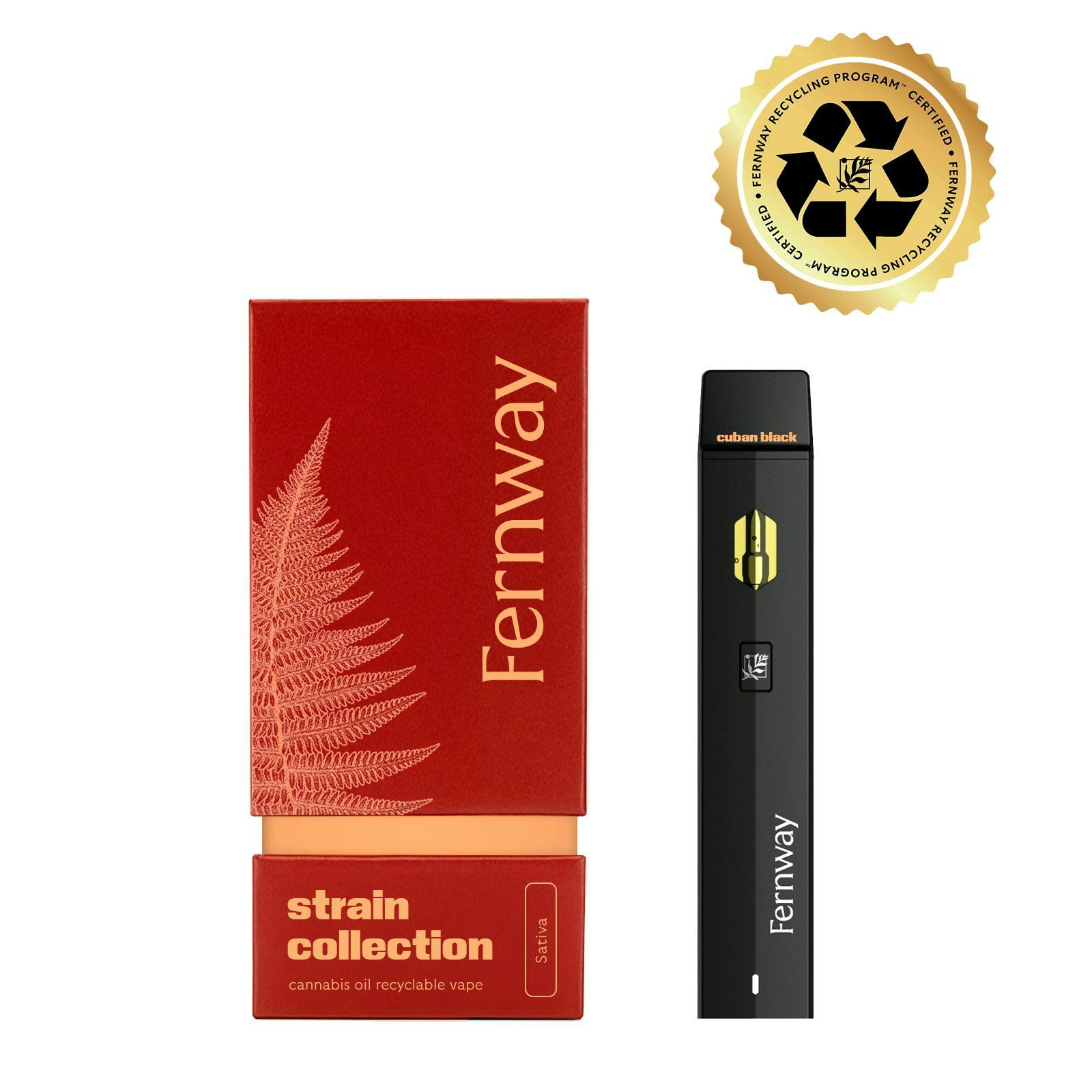 Fernway - Cuban Black Haze | Strain Collection | All-In-One | 1.0g - 1