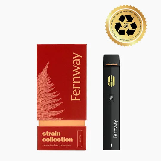 Fernway - Cuban Black Haze | Strain Collection | All-In-One | 1.0g - 1