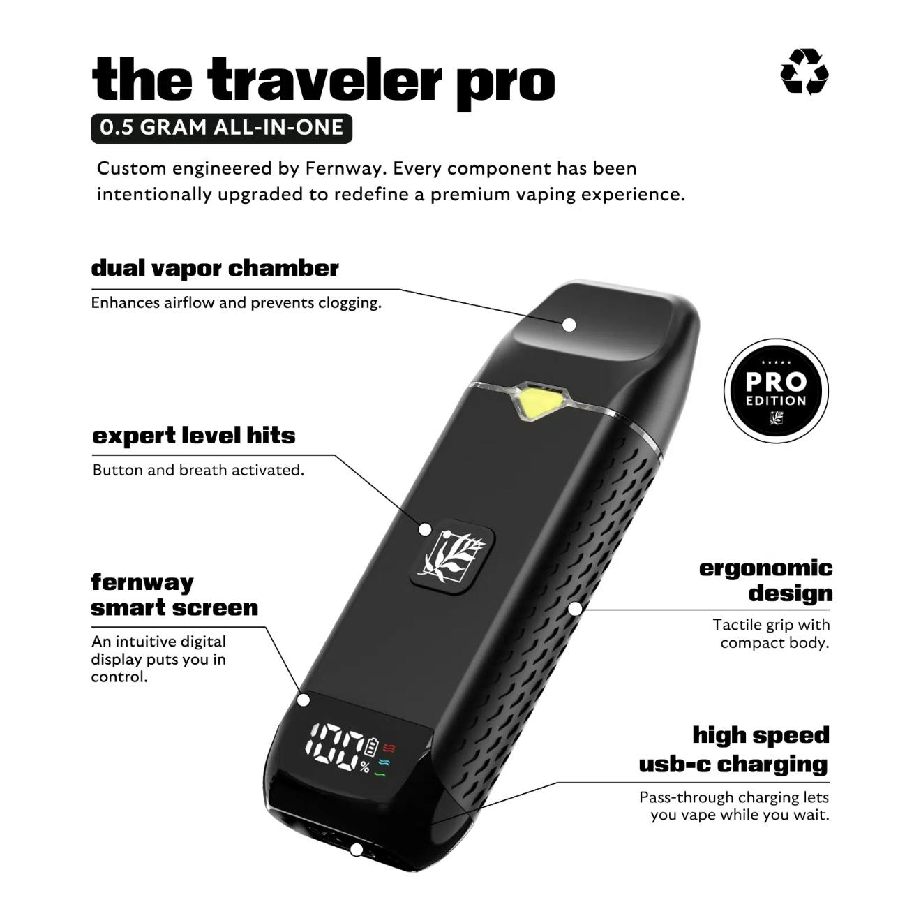 Fernway - Berry Haze | Flavor Line | All-In-One Traveler PRO | 0.5g - 1