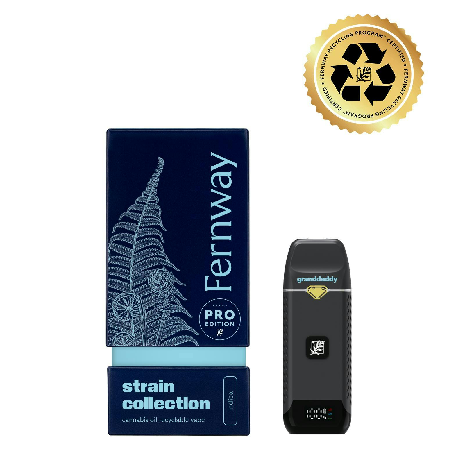 Fernway - Granddaddy Purple | Strain Collection | All-In-One Traveler PRO | 1.0g - 1