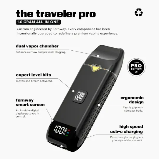 Fernway - Pumpkin Spice | Flavor Line | All-In-One Traveler PRO | 1.0g - 1