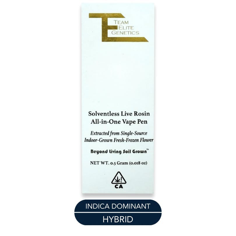 Team Elite Genetics - Lemonade Stand | Live Rosin Disposable | 0.5g - 1