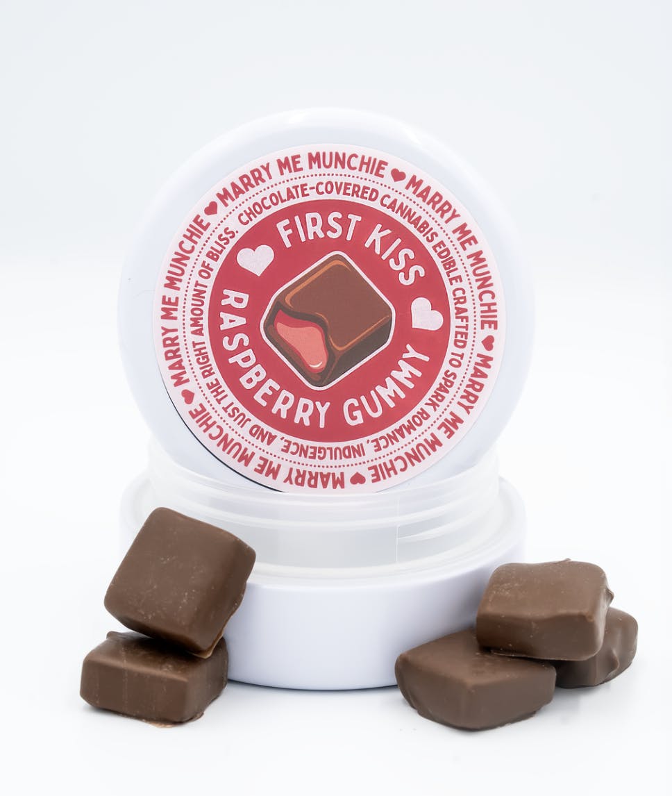 North Star Specials - Marry Me Munchies: First Kiss | Raspberry | Gummies | 150mg |15ct | 10mg/ea - 1