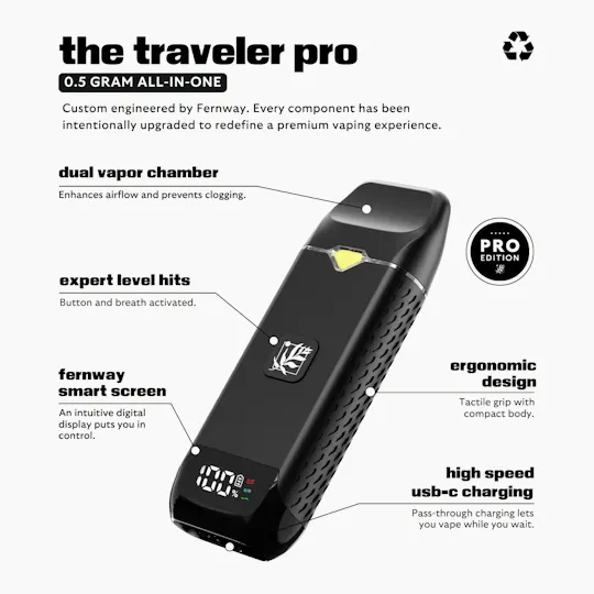 Fernway - Sour Diesel | Strain Collection | All-In-One Traveler PRO | 1.0g - 1