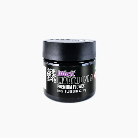 ILLICIT - Blueberry V2 3.5g Flower - 1