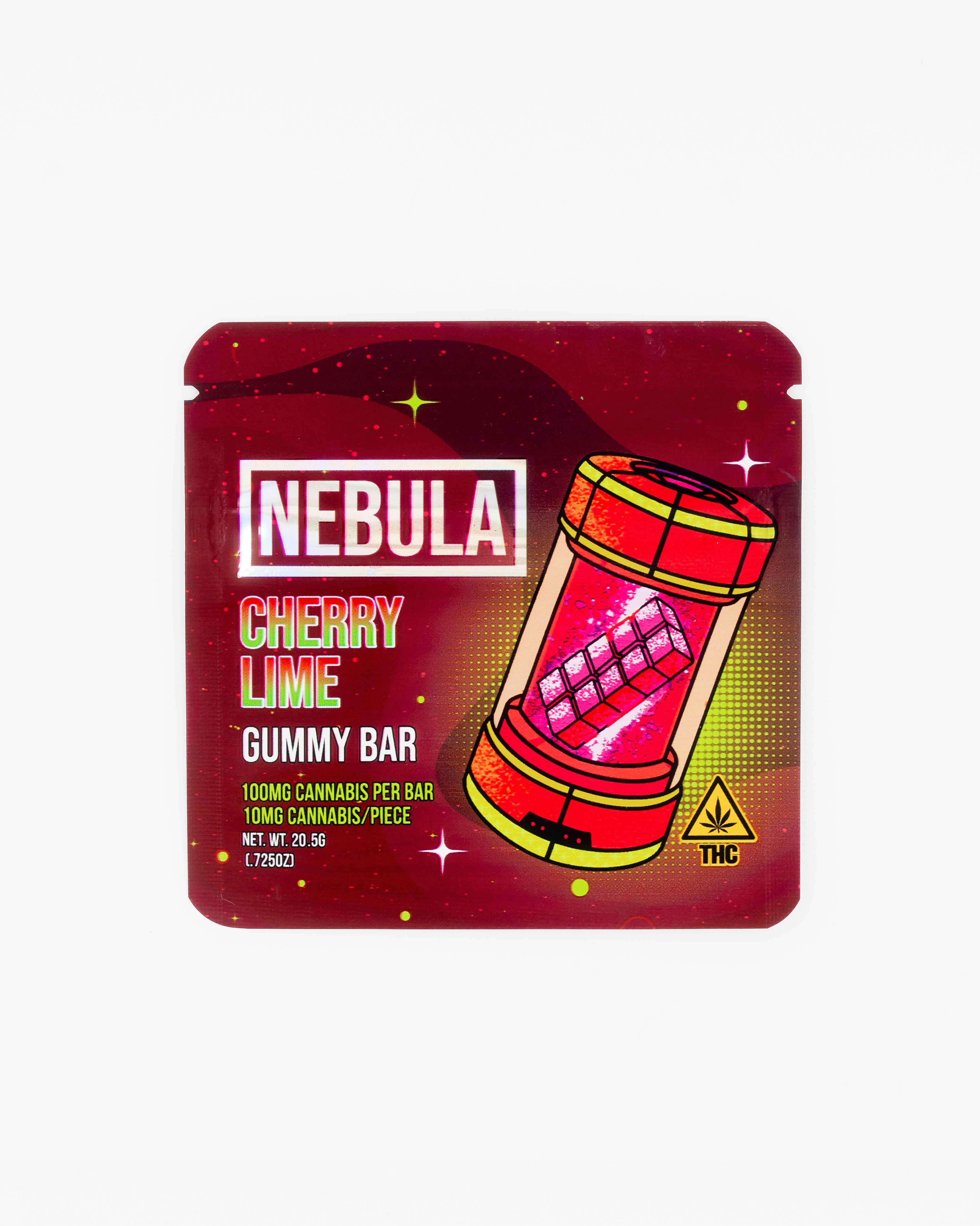 Nebula - Nebula | Cherry Lime Gummy Bar | Gummies | 100mg | 10pk | 10mg/ea - 1