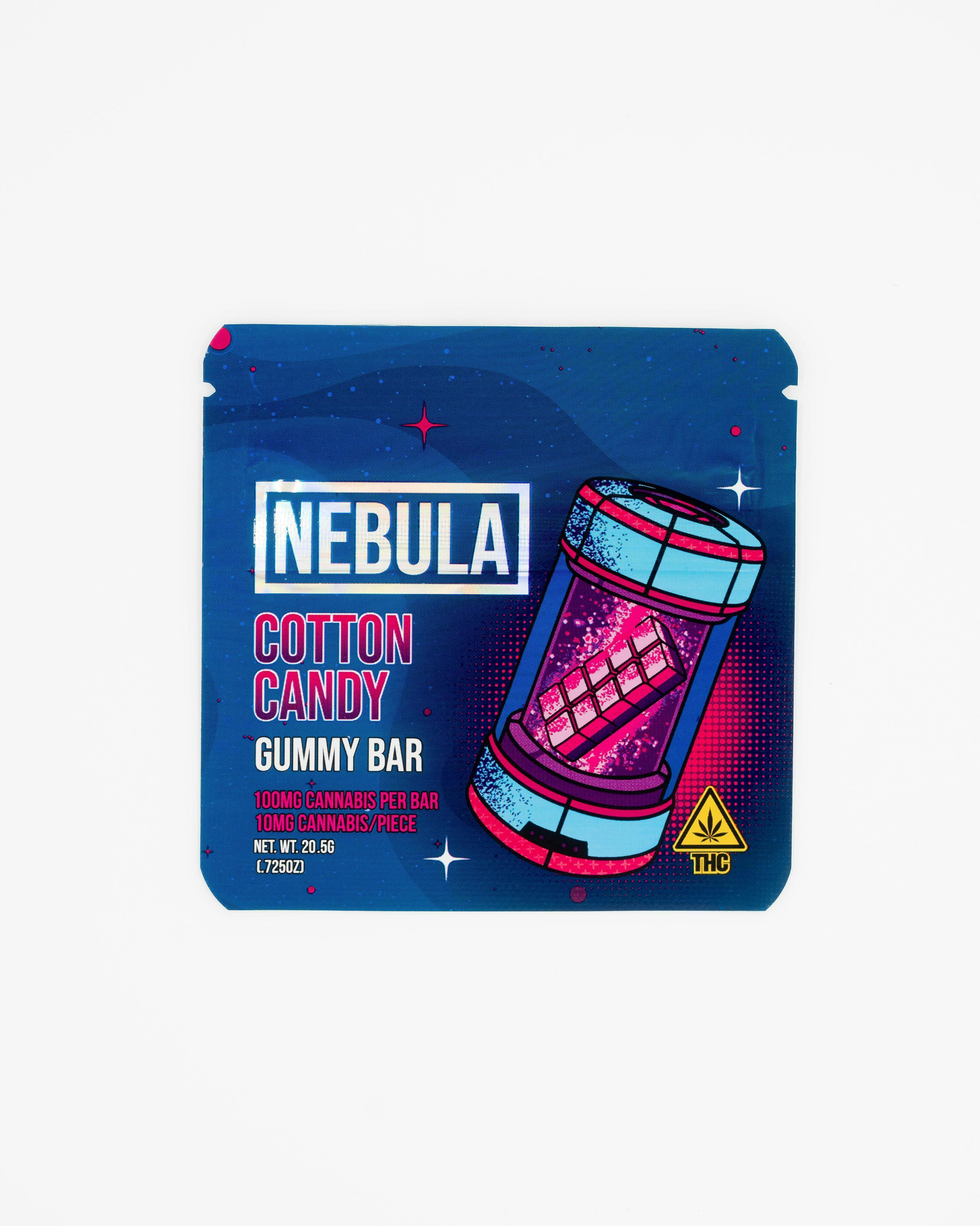 Nebula - Cotton Candy Gummy Bar | 100mg | 10ct | 10mg/ea - 1