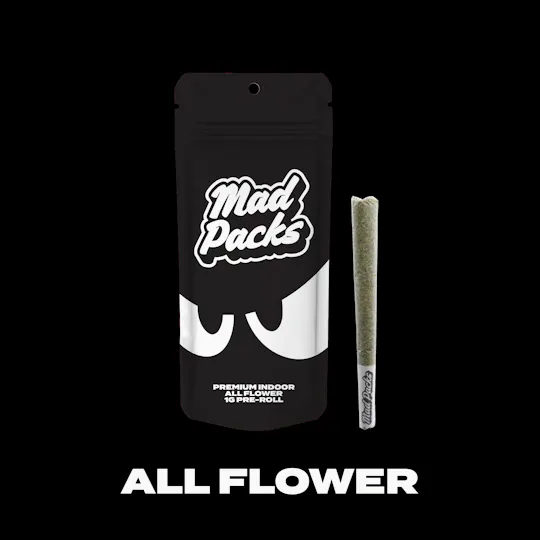 Mad Packs - Mad Packs | 1g Premium Preroll | Cereal Milk - 1