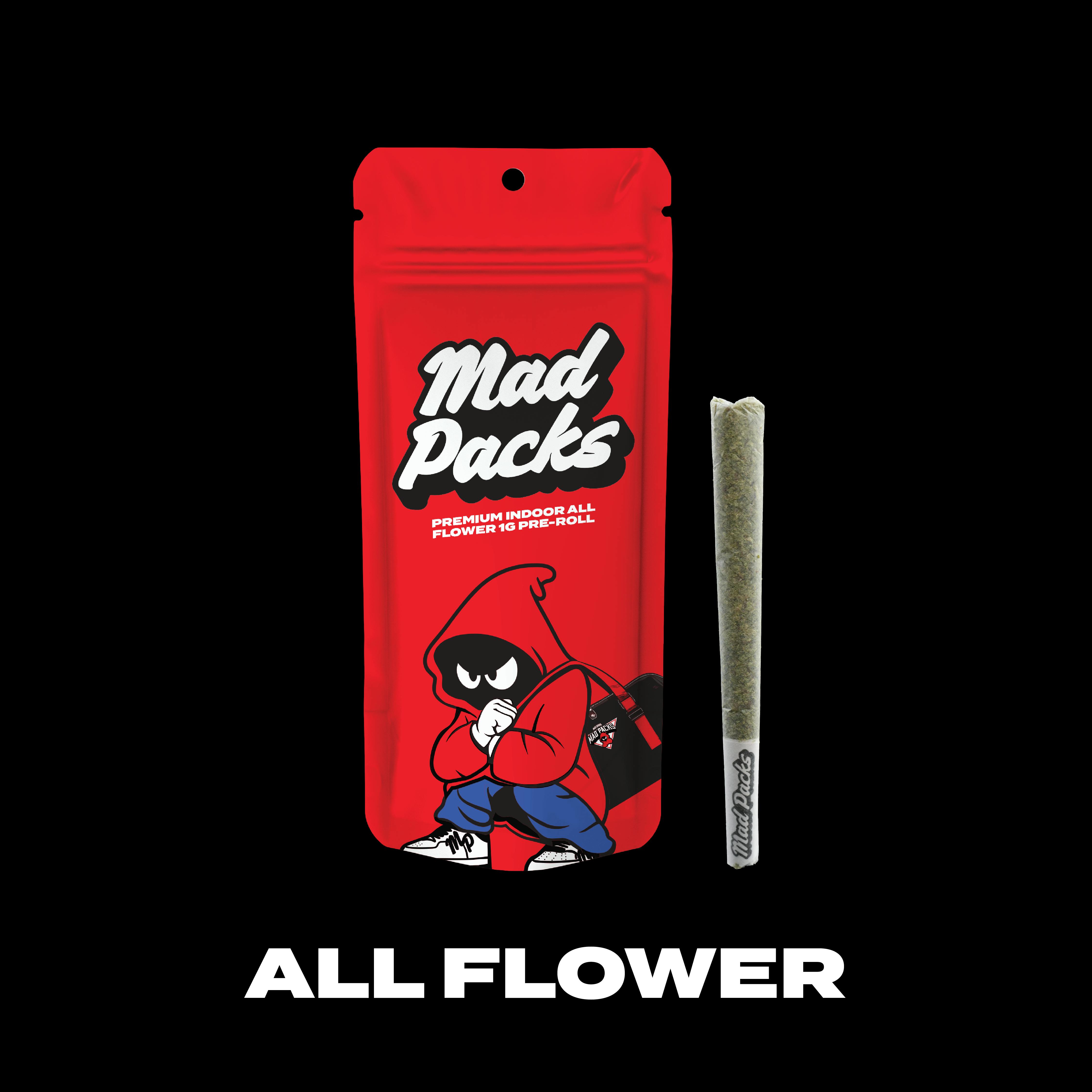 Mad Packs - Mad Packs | 1g Premium Preroll | LA Runtz - 1