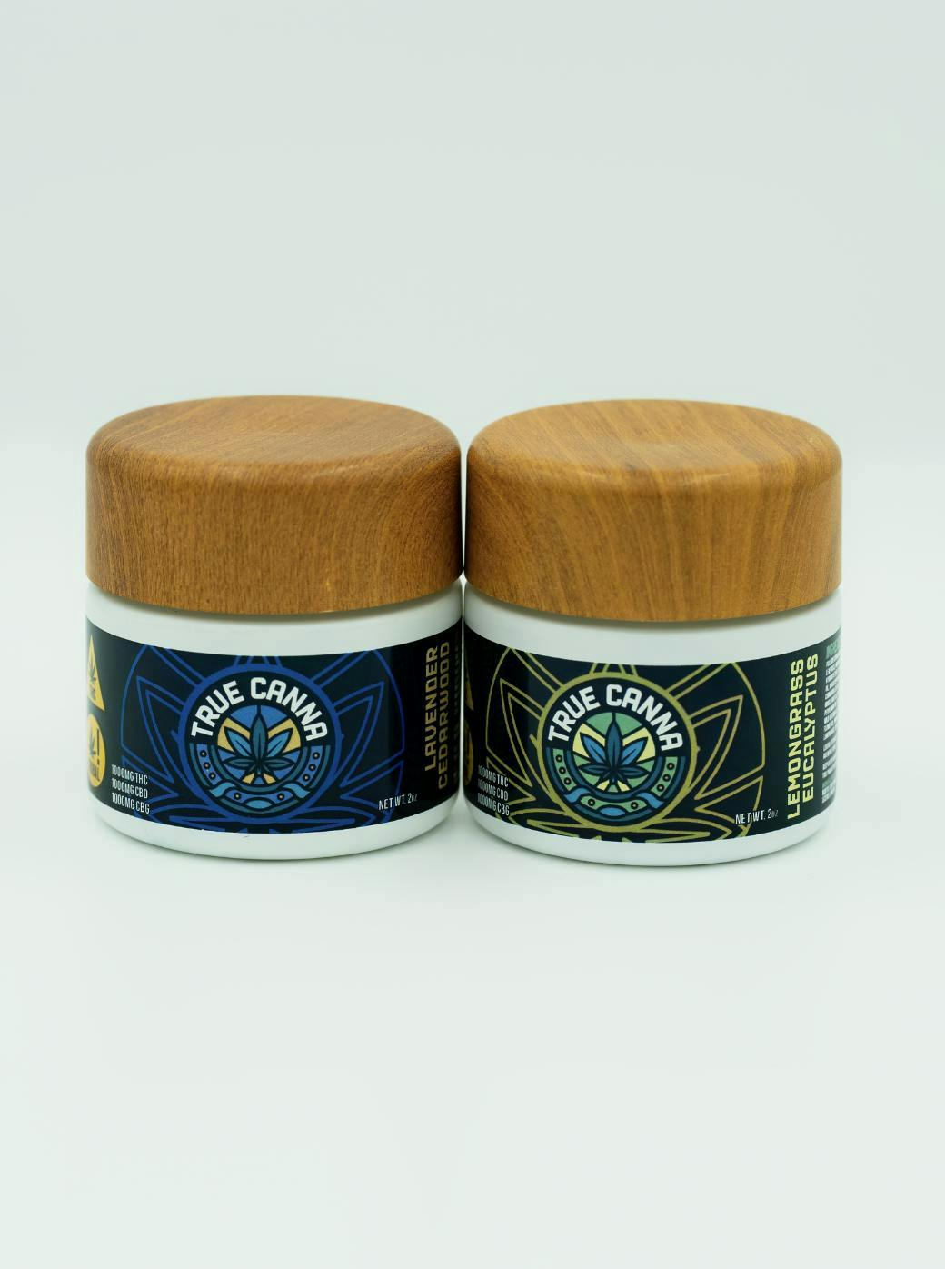 True Canna - Lavender Cedarwood | Topical Cream | 1000mg THC/CBD/CBG | 2oz - 1