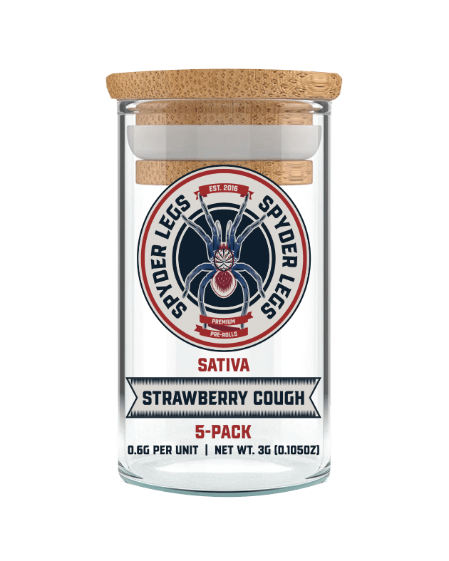 Spyder Legs - Spyder Legs | Strawberry Cough | Infused Minis | 0.6g each | 5pk - 1