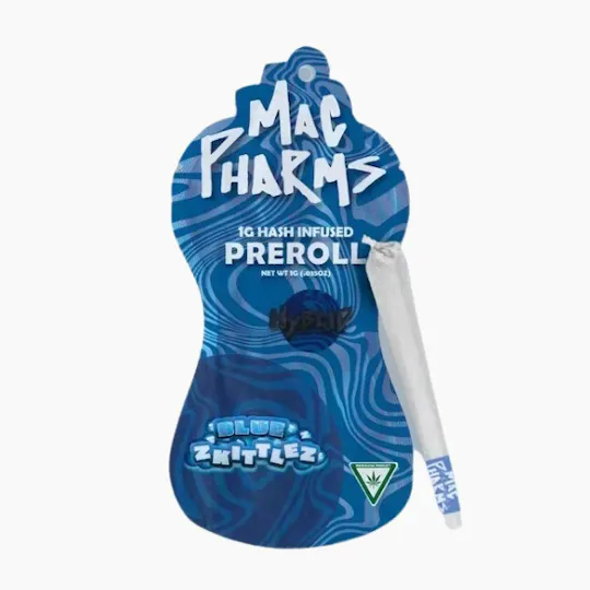Mac Pharms - Mac Pharms| Blue Zkittlez| Infused Joint| 1g - 1