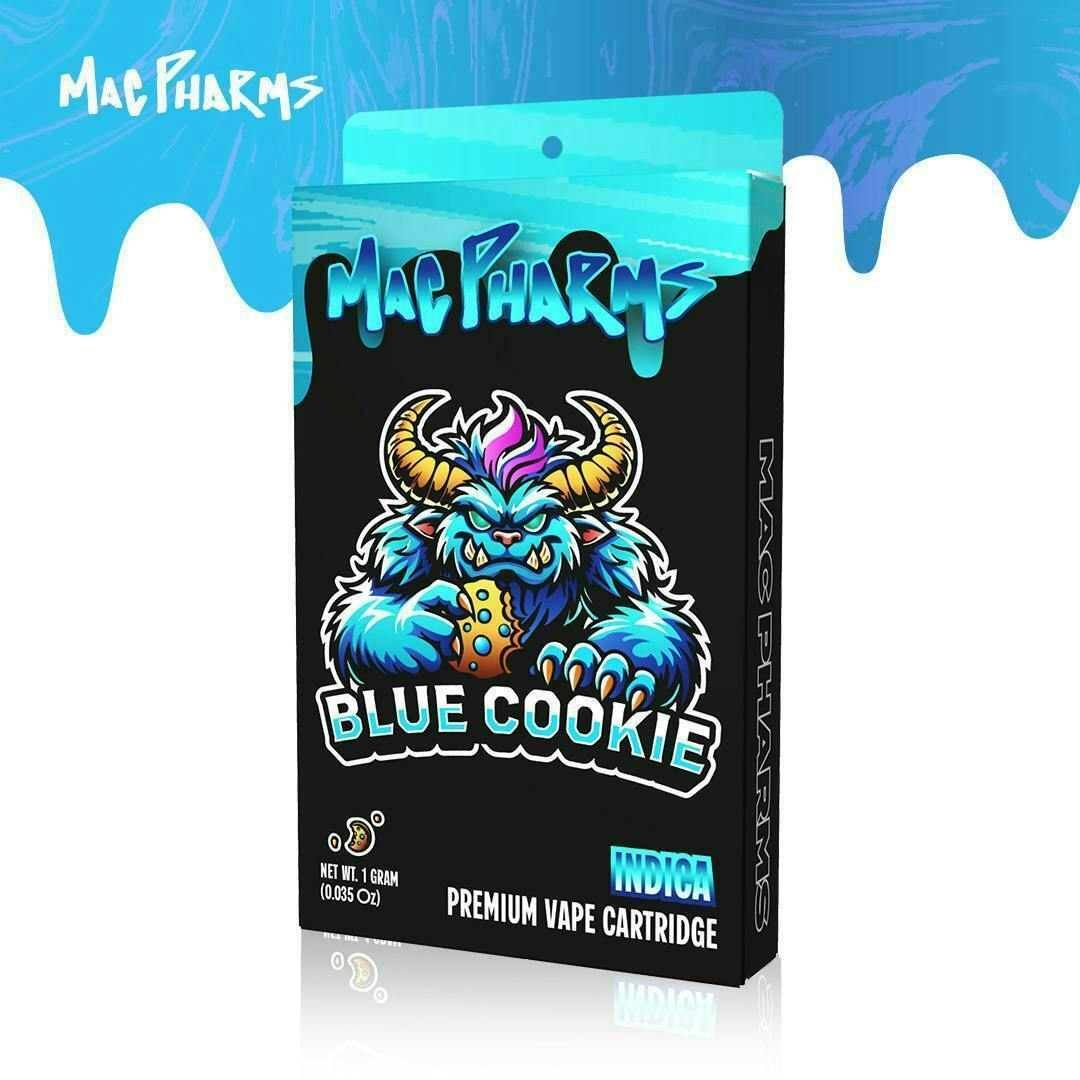 Mac Pharms - Mac Pharms| Blue Cookies| Cartridge| 1g - 1