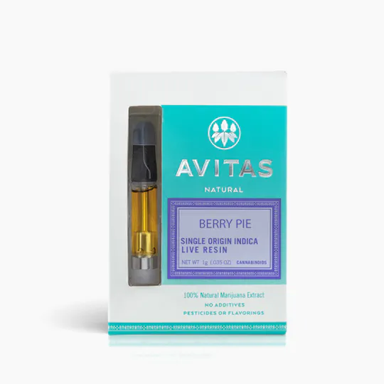 Avitas - Berry Pie Live Resin Cartridge 1g - 1