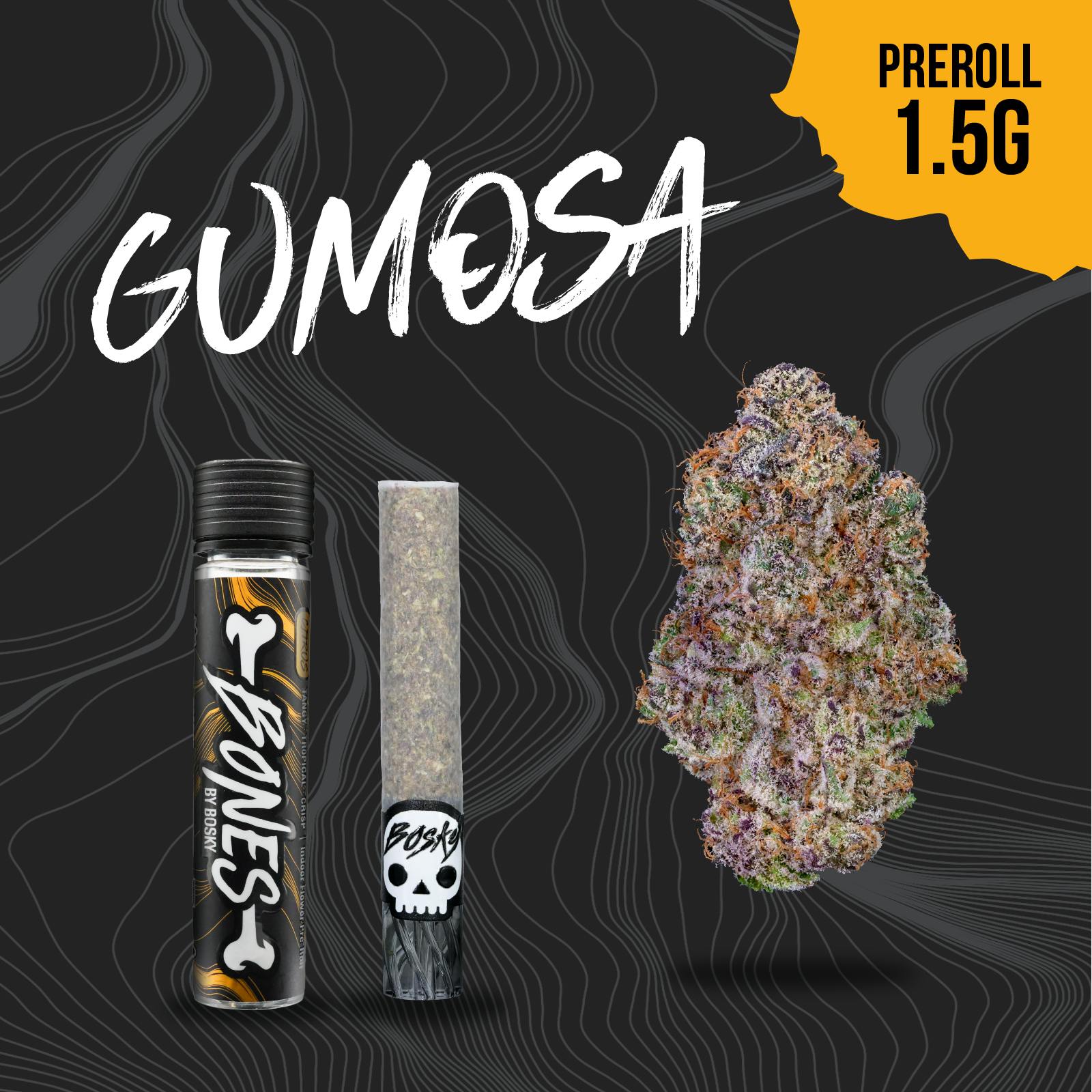Bosky Genetics - BOSKY | Gumosa | Bones Pre-Roll | Citrus | 1.5g - 1