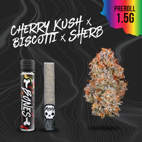 Bosky Genetics - BOSKY | Cherry Kush x Biscotti x Sherb | Bones Pre-Roll | Exotics | 1.5g - 1