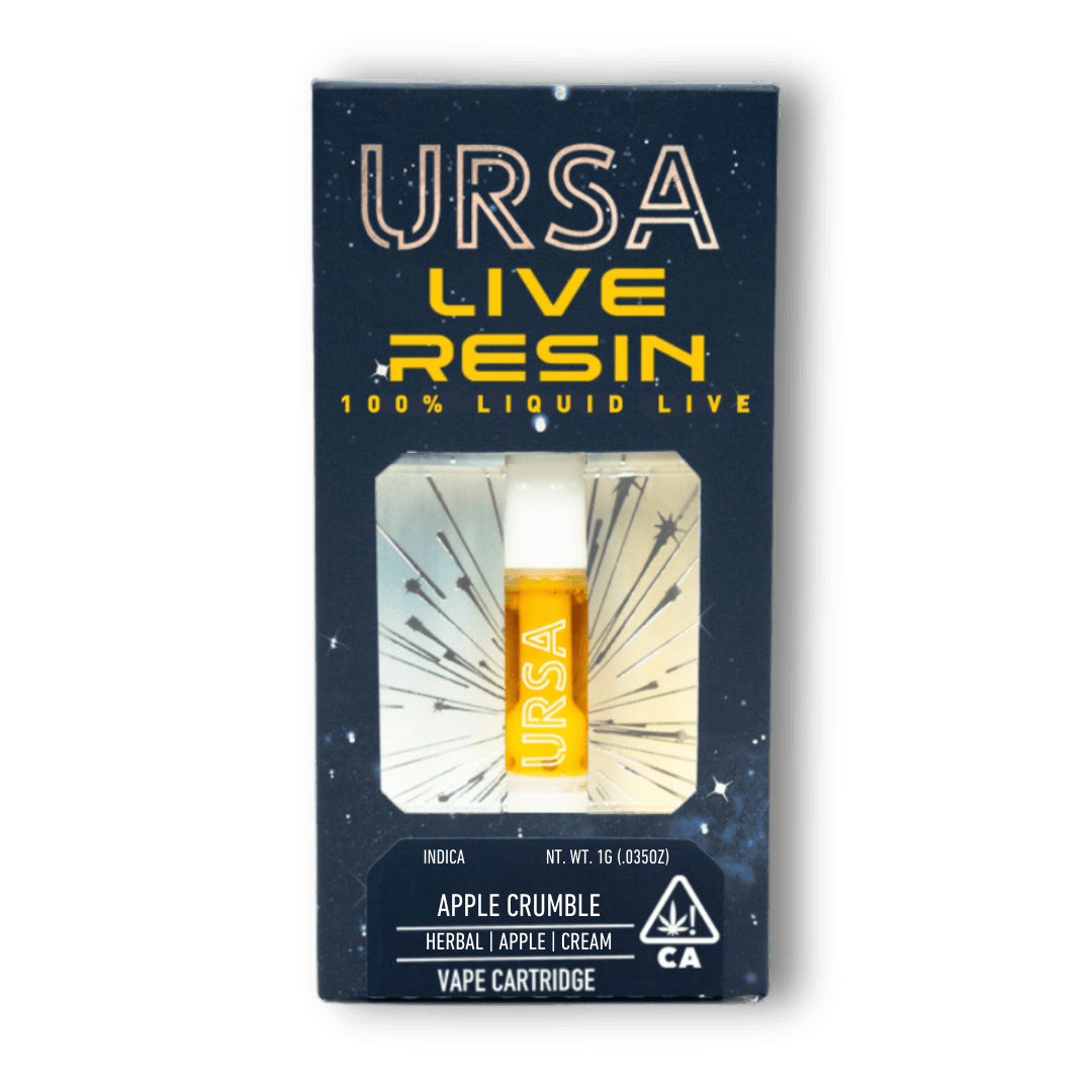 URSA Extracts - Apple Crumble 1g Live Resin Cartridge - 1