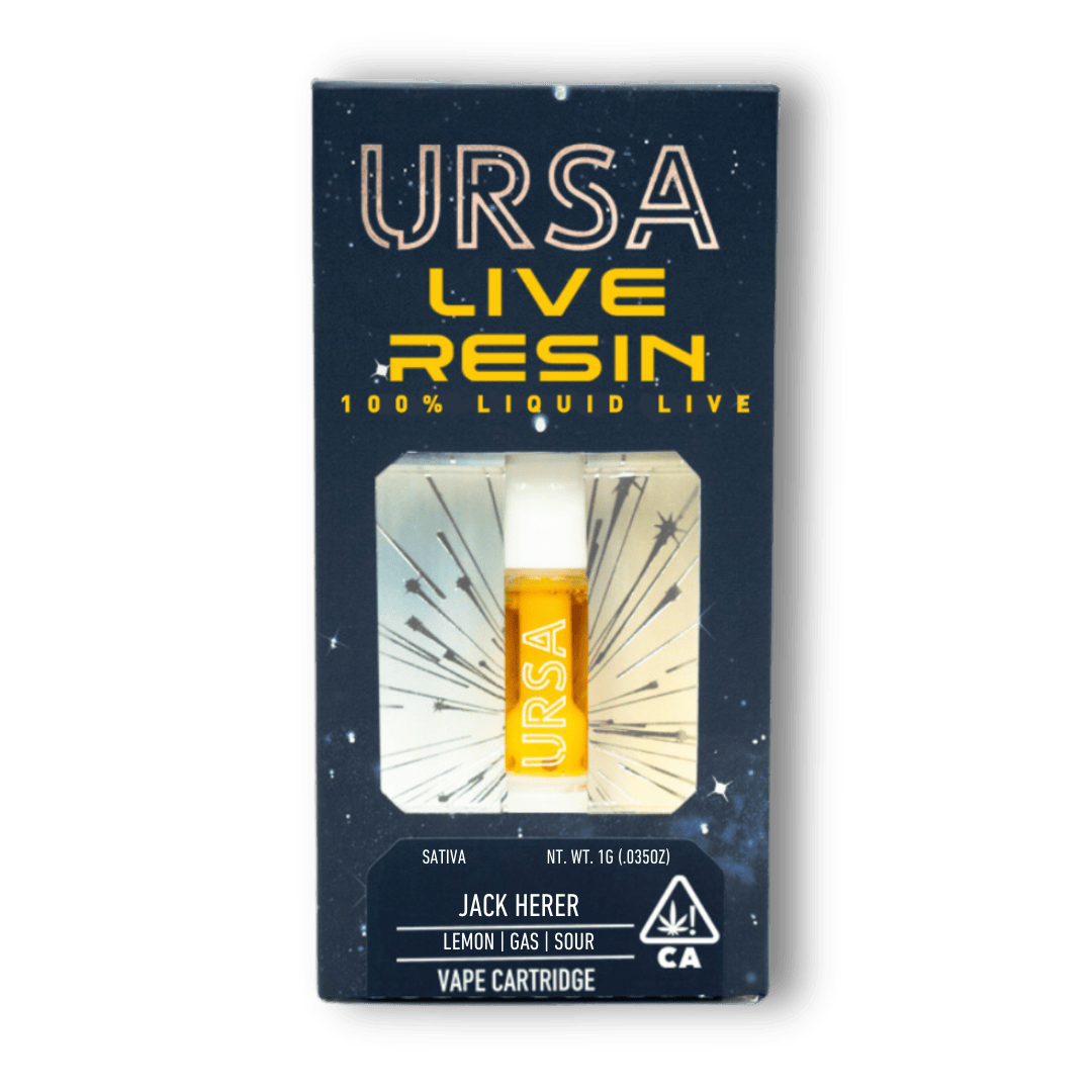 URSA Extracts - Jack Herer 1g Live Resin Cartridge - 1