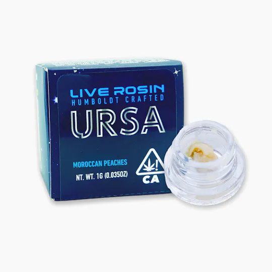 URSA Extracts - Moroccan Peaches 1g URSA Cold Cure Live Rosin - 1