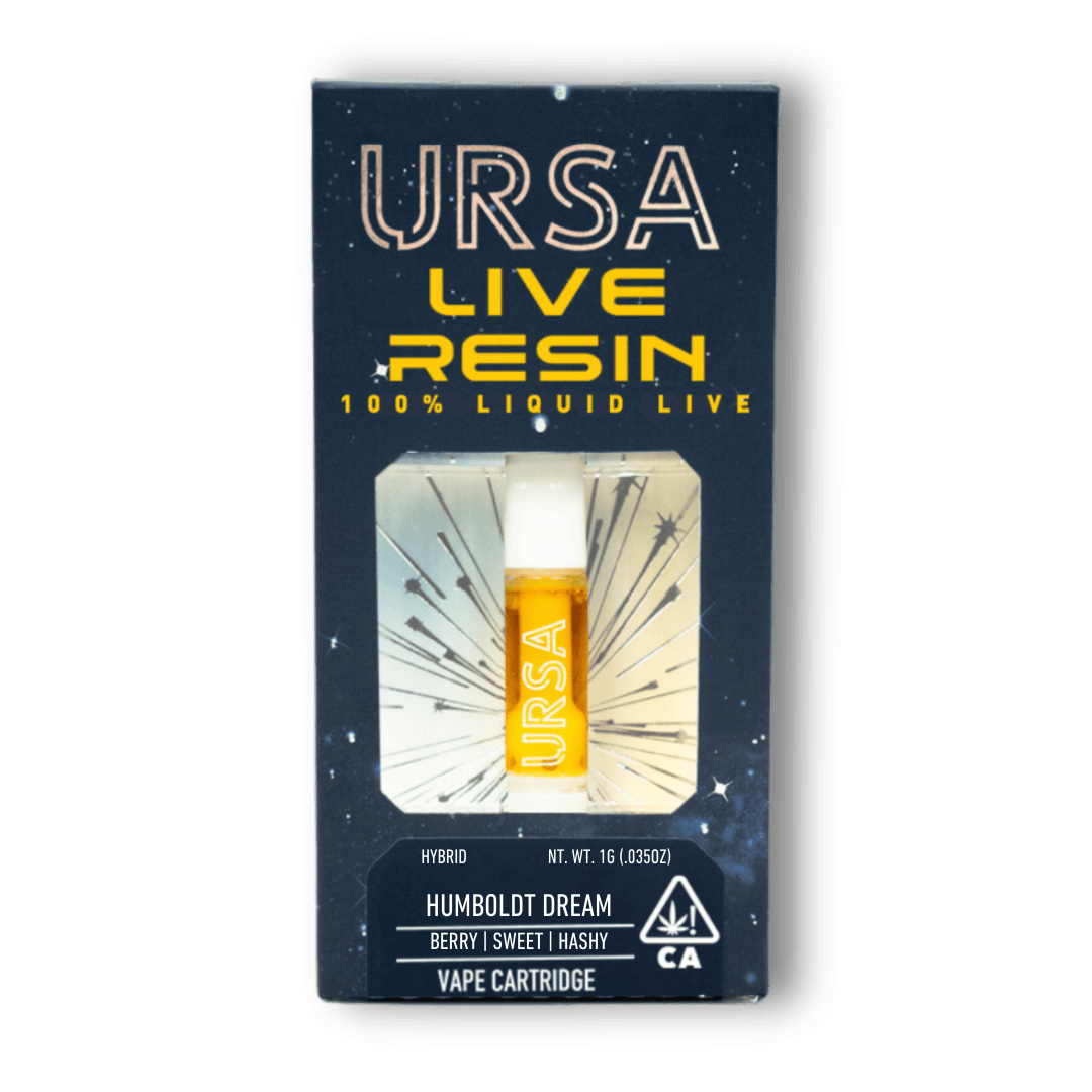 URSA Extracts - Humboldt Dream 1g Live Resin Cartridge - 1