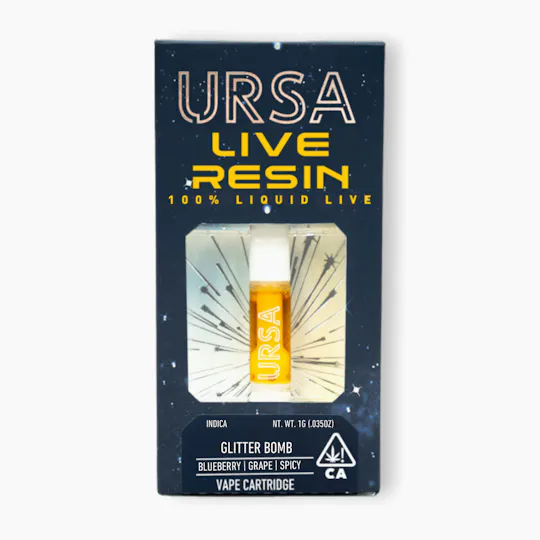 URSA Extracts - Glitter Bomb 1g Live Resin Cartridge - 1