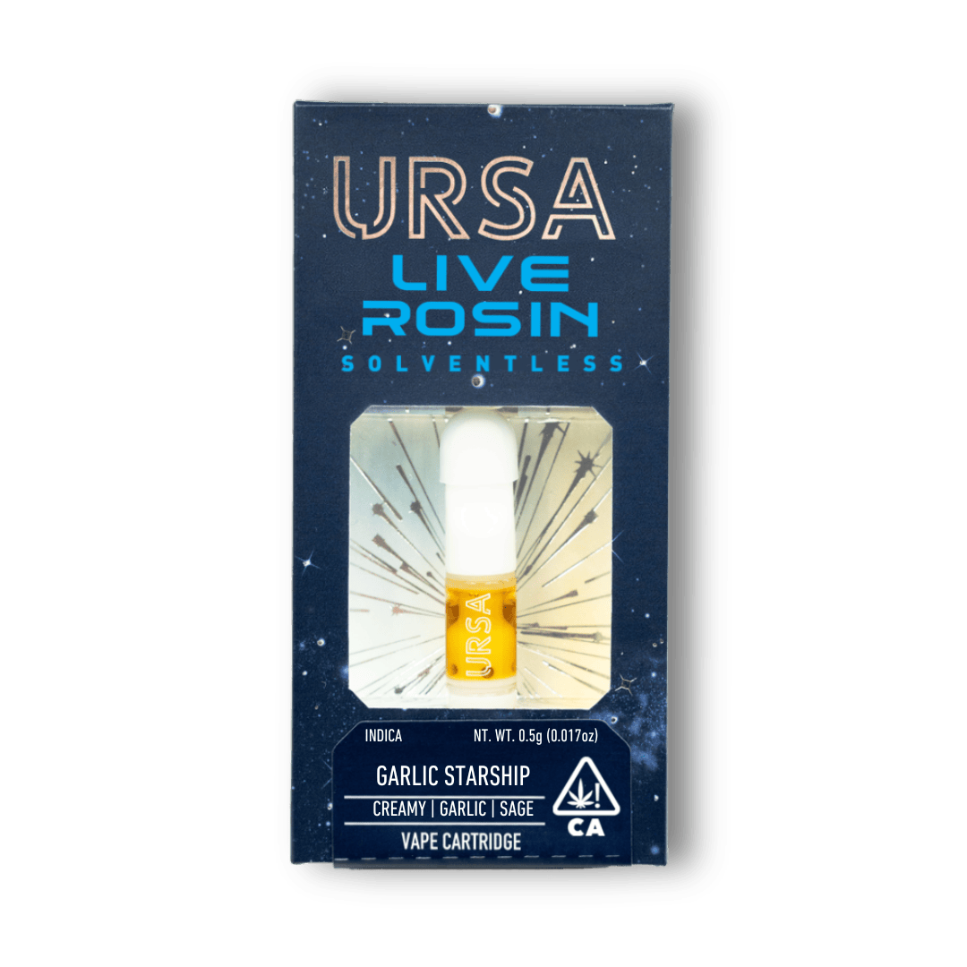 URSA Extracts - Garlic Starship 0.5g Live Rosin Cartridge - 1