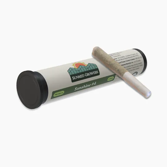 SunMed Growers - Sunshine #4 0.5g Pre Roll Tube - 1