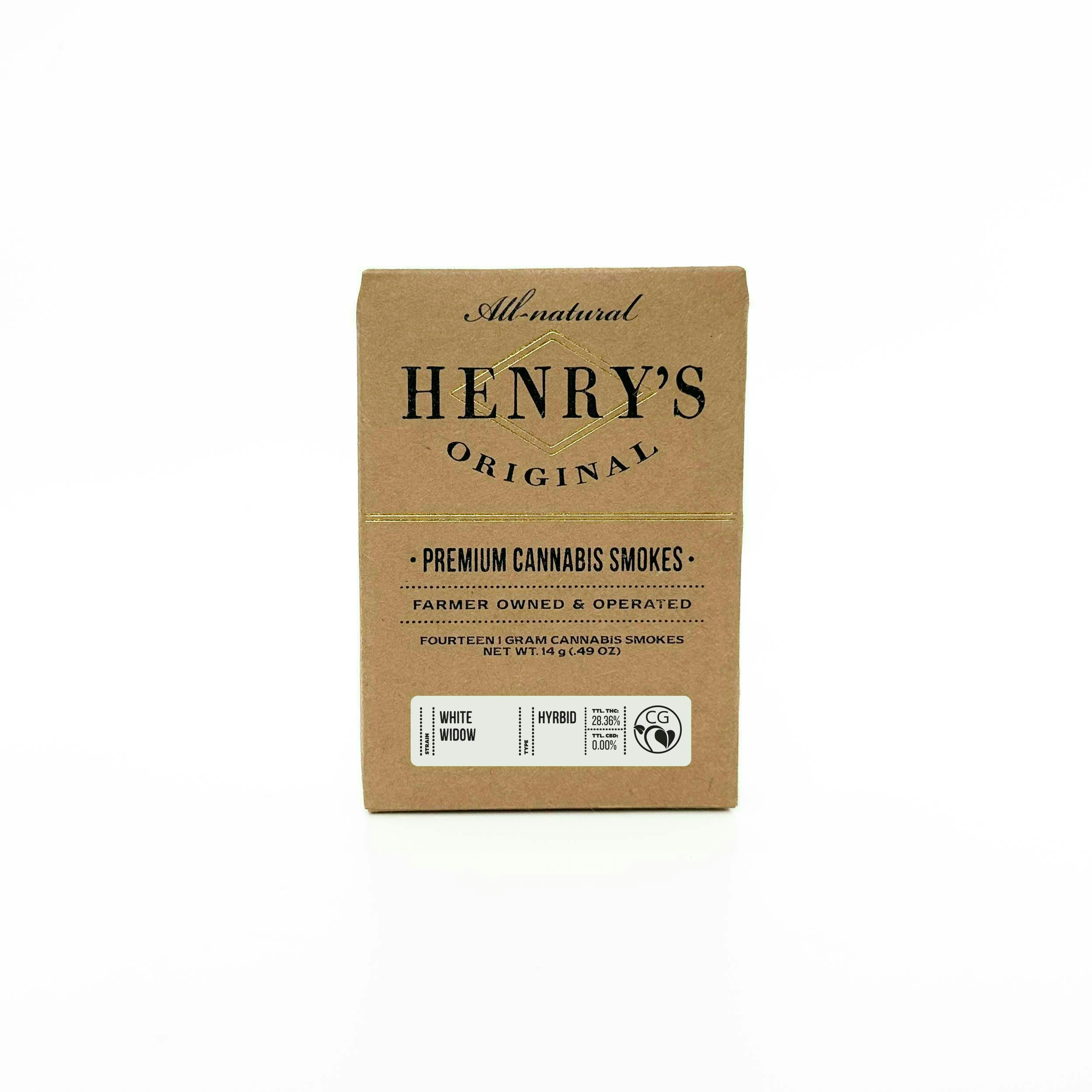 Henry's Original - Henry's Original | White Widow | Joints | 1g each | 14pk - 1