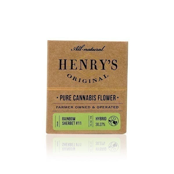 Henry's Original - Henry's Original | Rainbow Sherbet #11 | Pouch Big Buds | 3.5g - 1