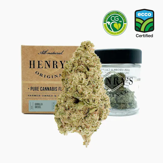 Henry's Original - Henry's Original | Gorilla Diesel | Jar Big Buds | 3.5g - 1