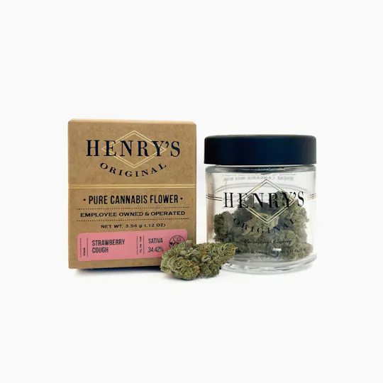Henry's Original - Henry's Original | Strawberry Cough | Jar Big Buds | 3.5g - 1