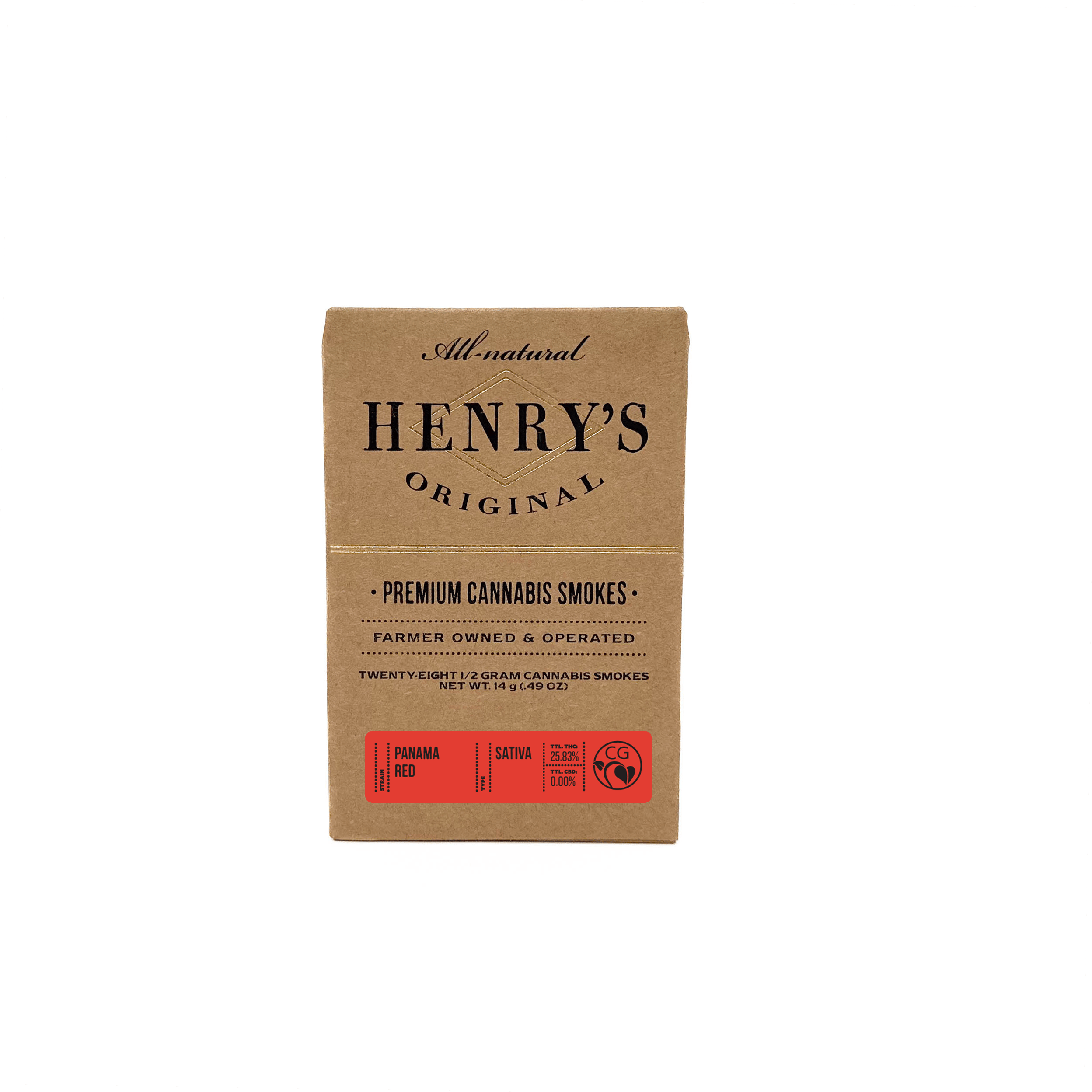 Henry's Original - Henry's Original | Panama Red | Joints | 0.5g each | 28pk - 1