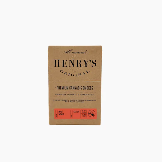 Henry's Original - Henry's Original | Maui Wowie | Joints | 0.5g each | 28pk - 1