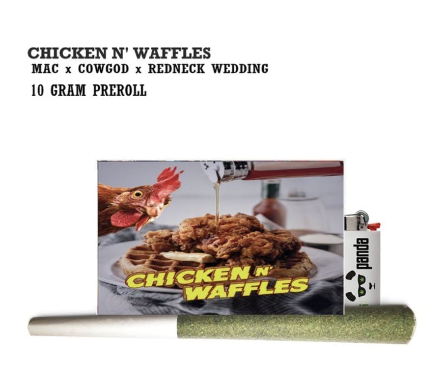Phat Panda - Mega Roll | Chicken & Waffles | Blunt | 10g - 1