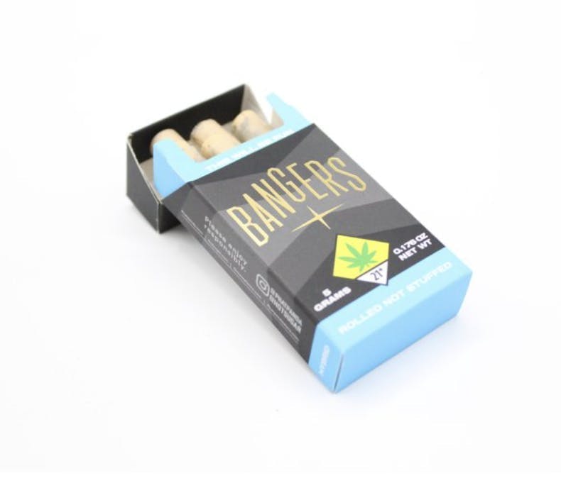 Phat Panda - Bangers | Strawberry Banana Cake | Joints | 1g each | 5pk - 1