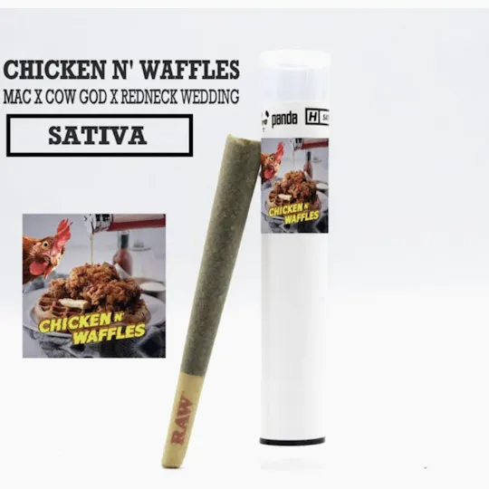 Phat Panda - Platinum | Chicken & Waffles | Joint | 1g - 1