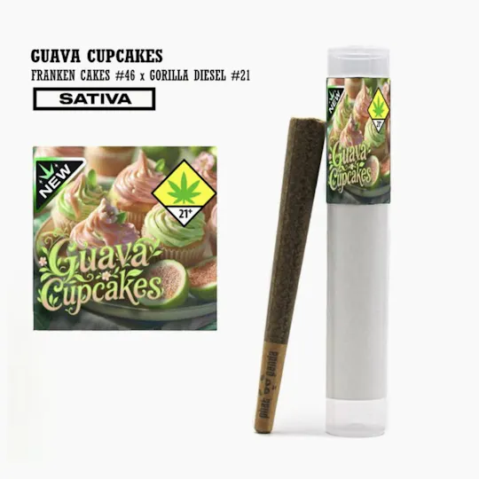 Phat Panda - Guava Cupcakes | Joint | 1g - 1