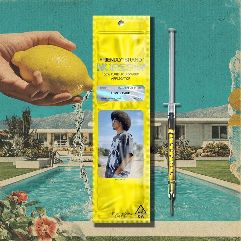 Friendly Brand - Friendly Brand | Live Resin Applicator | Lemon Bars | Extract Oils | 1g - 1