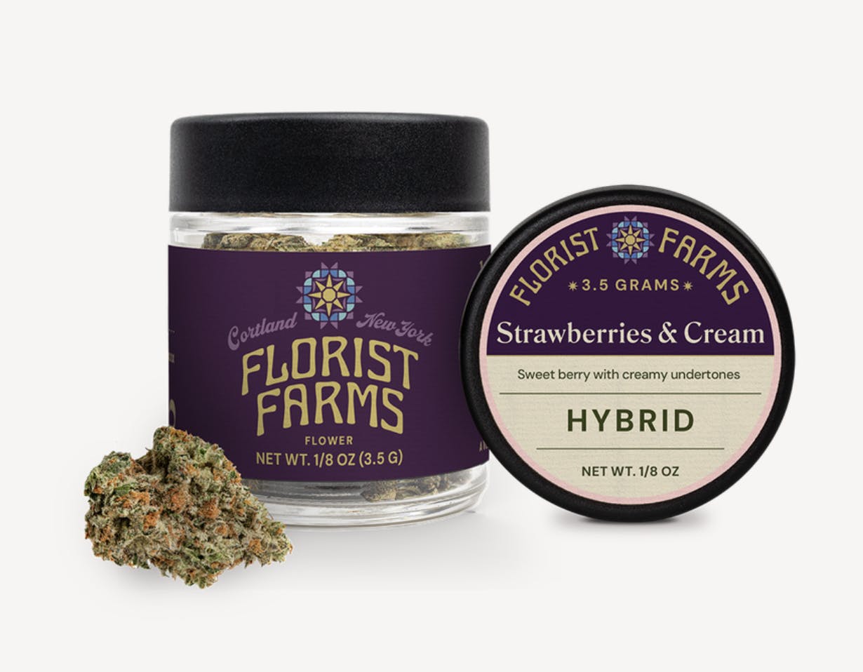 Florist Farms - Florist Farms | Strawberries and Cream | Big Buds | 3.5g - 1